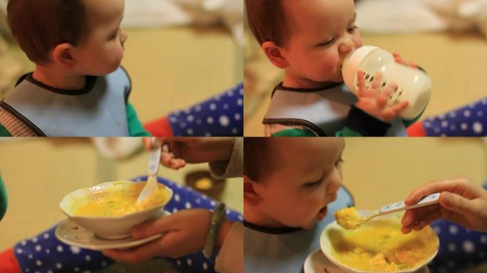 宝宝吃玉米粥