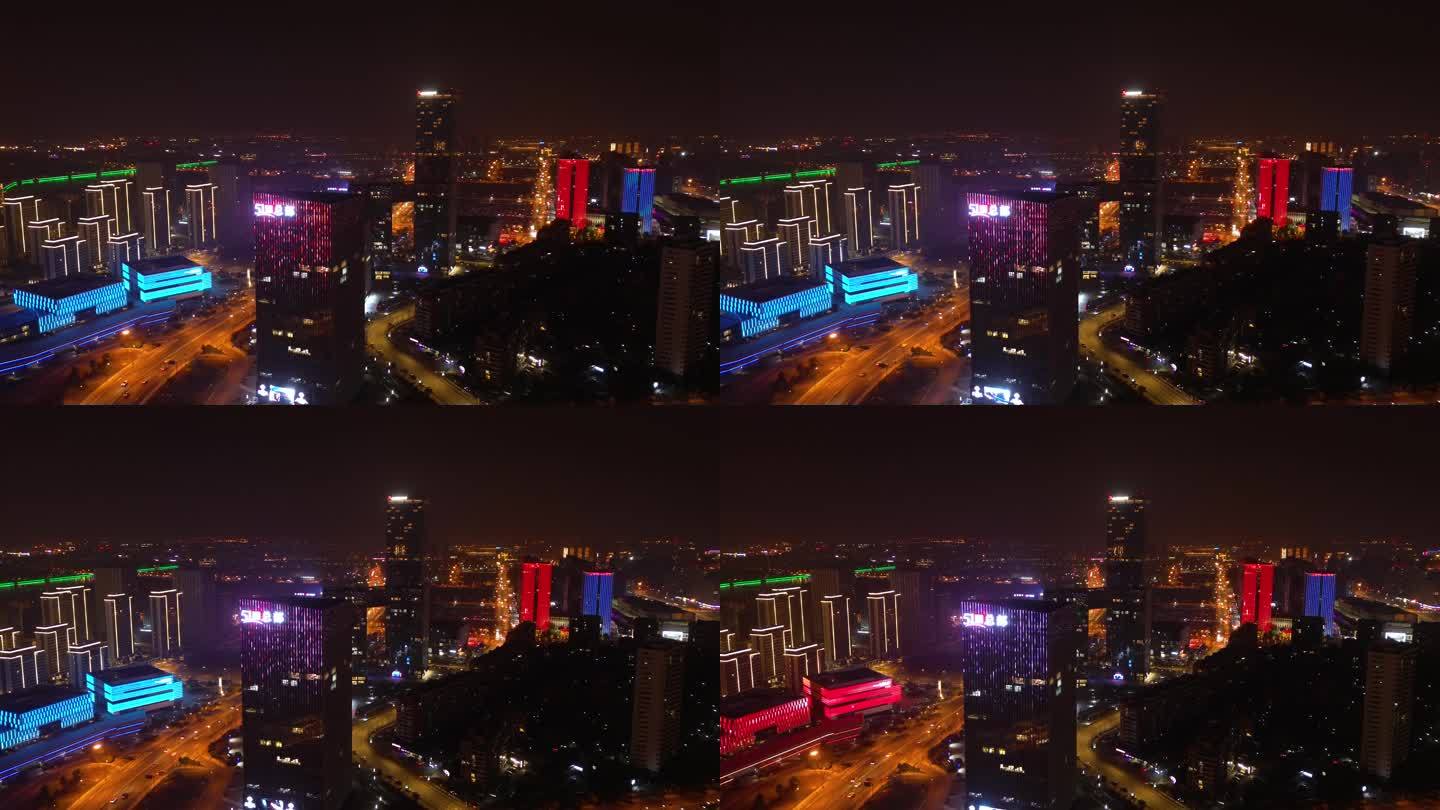 金华市 金华之光文化广场夜景 中国婺剧博