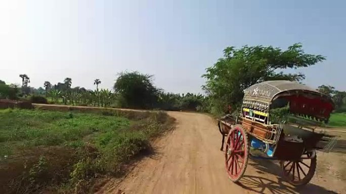 Inwa马车，缅甸