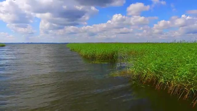 拉脱维亚拉兹纳湖和国家公园的鸟瞰图