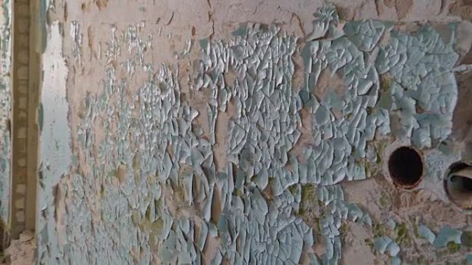 房屋墙壁油漆的裂缝