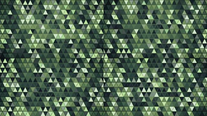 深绿色三角形图案无缝循环背景