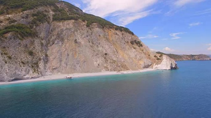 希腊斯基亚索斯岛的海滩