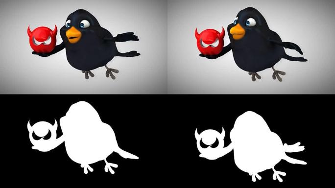 电脑动画-有趣的鸟