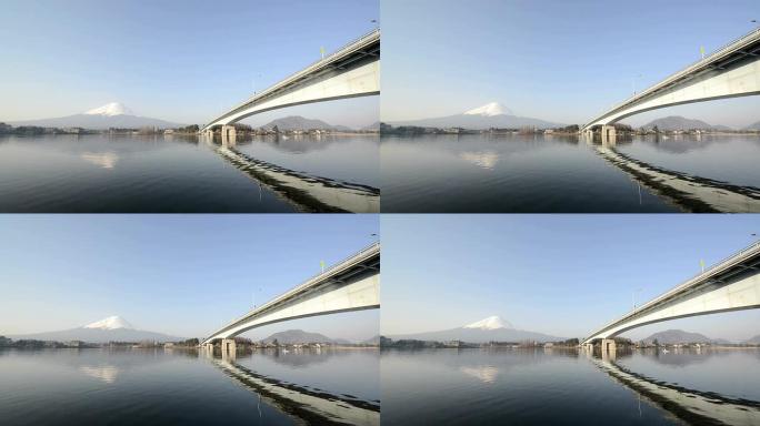 富士山的倒置图像