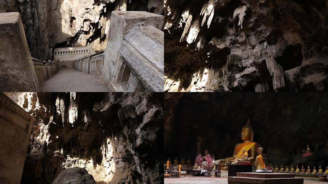 泰国Petchaburi的Khao Luang cave。