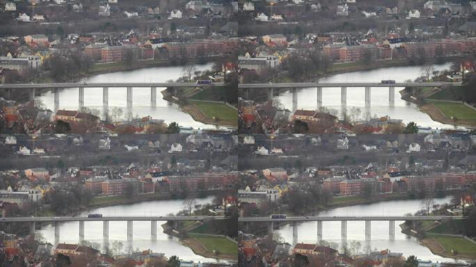挪威特隆赫姆的新桥景