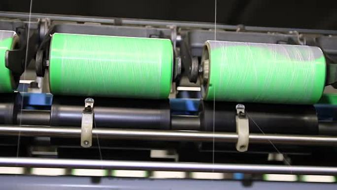 机器纺织工业中的纱线运行