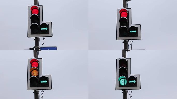 交通信号灯的切换