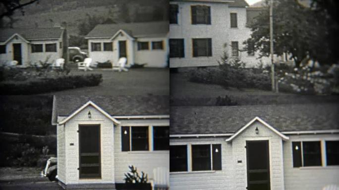 1937: 白色小屋乡村居住社区夏季度假。