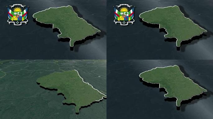 Bamingui-Bangoran with Coat Of Arms动画地图