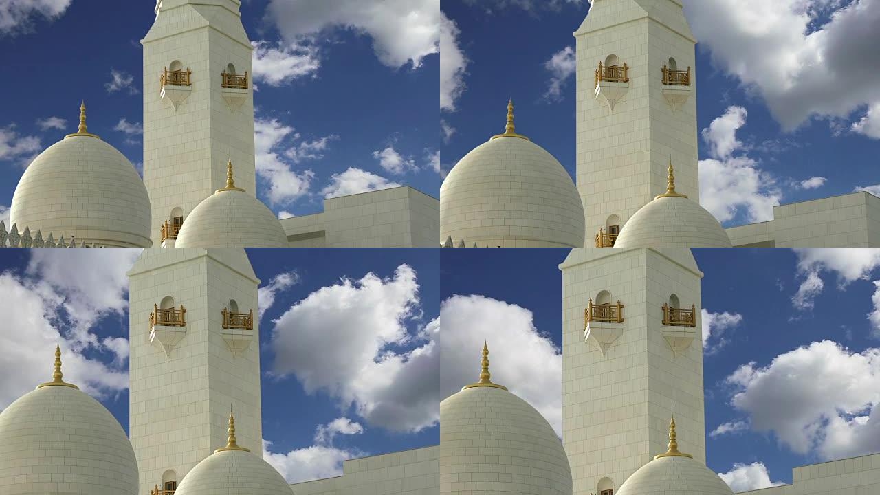 阿联酋阿布扎比谢赫扎耶德白色清真寺