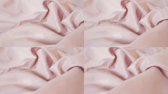 柔软的织物背景。优雅折痕纺织材料
