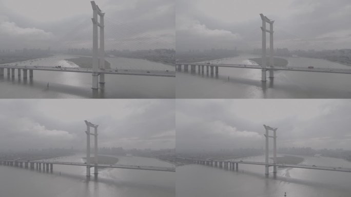 L航拍晋江大桥4K 未调色