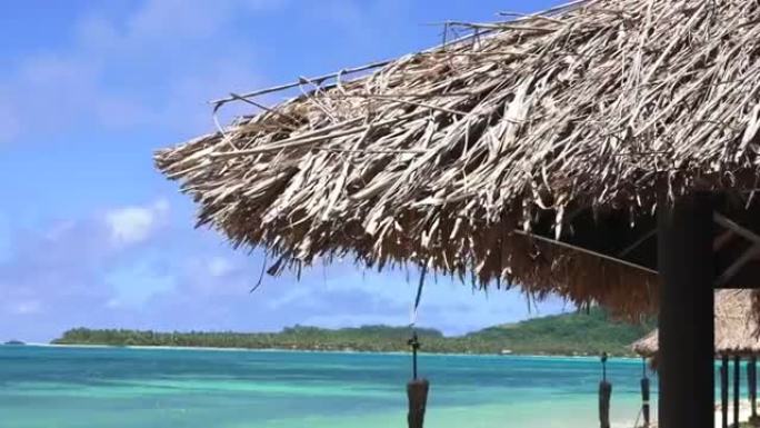 斐济度假胜地的风景