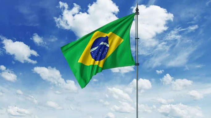 巴西旗动画，alpha通道