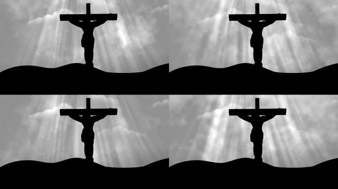 十字架上的基督-崇拜可循环的背景