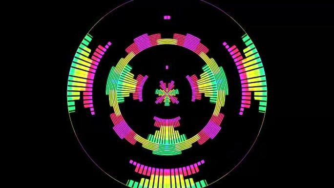 音频波形音乐均衡电平图形计算机生成技术