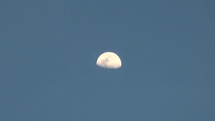 白天的半月形