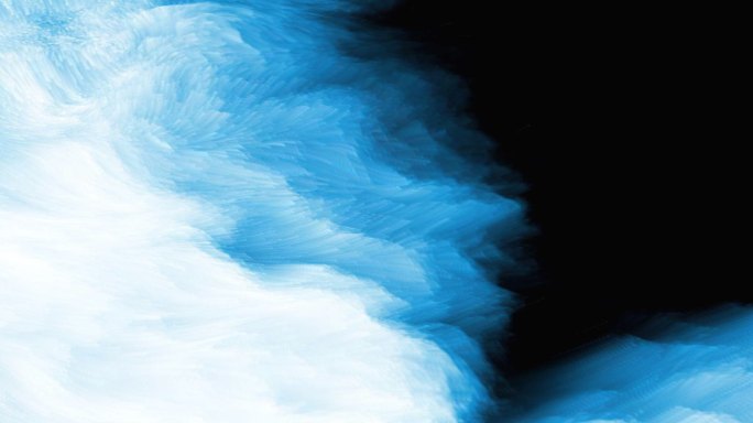 抽象艺术海浪海洋涌动粒子创意视觉投影12