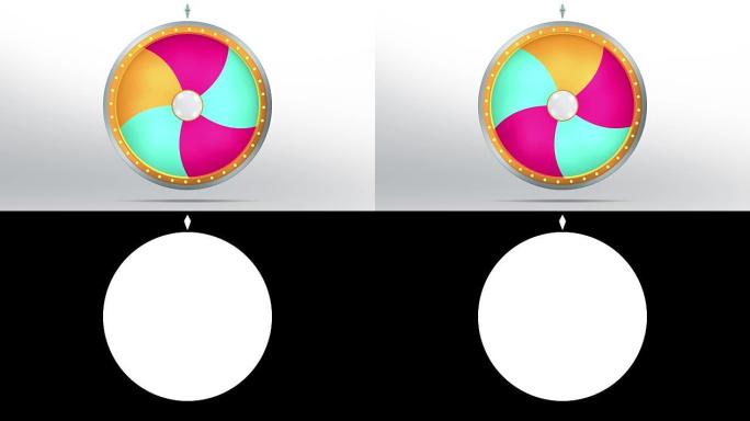幸运旋转五色