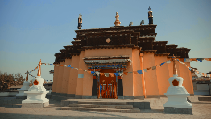 少数民族建筑，藏族风格建筑，中华民族园