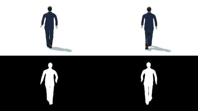 行走的政客3d动画