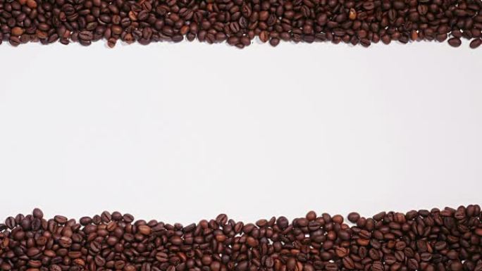 咖啡豆的排列