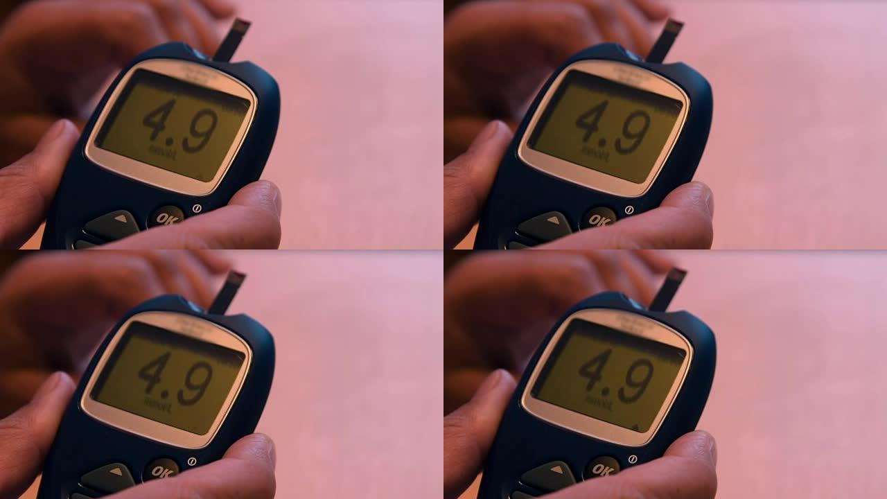 用血糖仪测量血糖水平