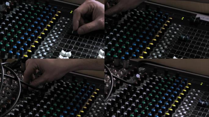 Soundman使用老化的混音器控制台
