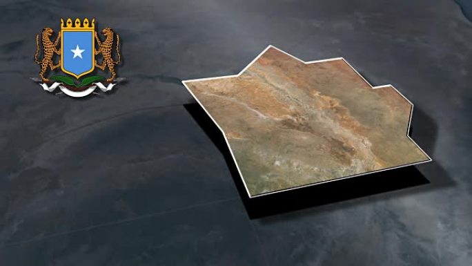 海兰-索马里与盾的动画地图