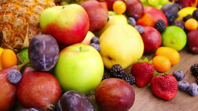 水果、浆果和果汁