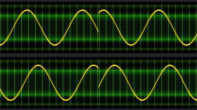无缝循环动画波形图正弦波