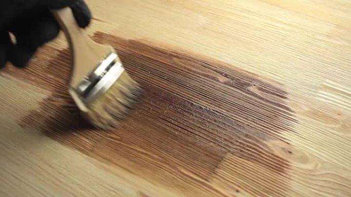 男子画木地板媒染刷