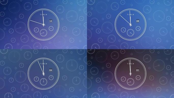 手表时钟新年倒计时15秒