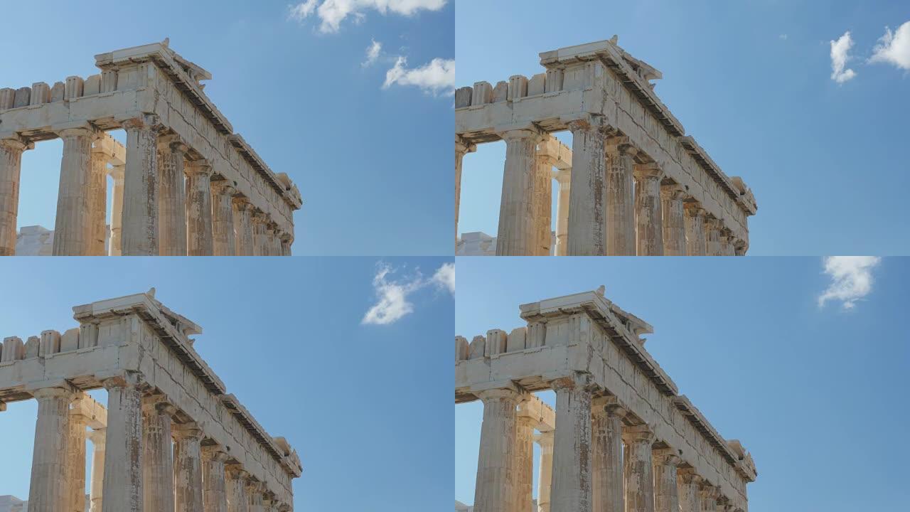 雅典卫城希腊时间流逝
