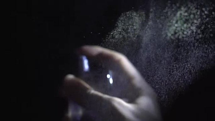 香水喷在相机视频与声音