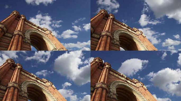 Arc de Triomf，巴塞罗那，西班牙