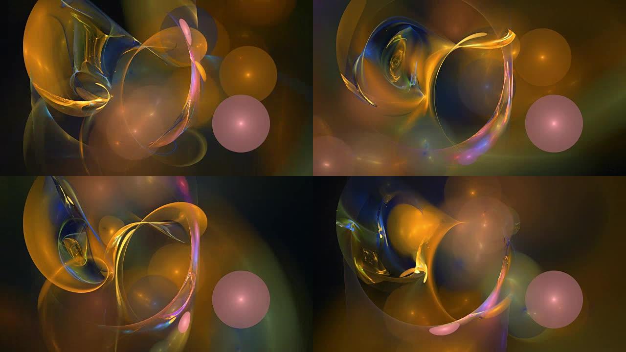 彩色球图案抽象运动背景