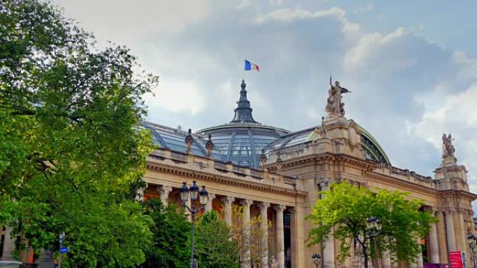 巴黎大皇宫，宫殿建筑，城市旅游欧洲塞纳河