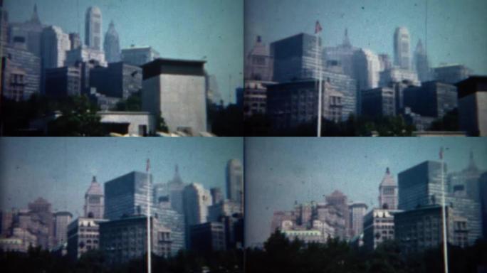 1961: 曼哈顿摩天大楼的中城建筑。