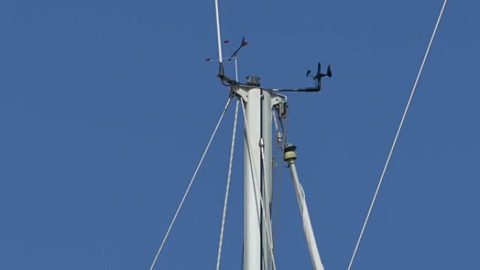 船舶桅杆上的风力装置