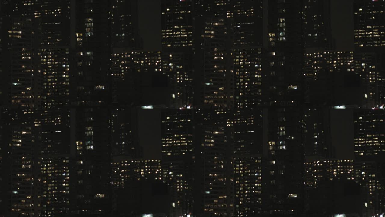 市区的多伦多夜景