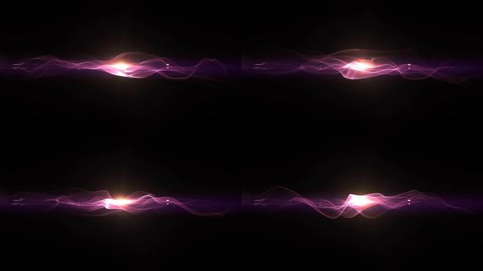 深紫色线条和能量