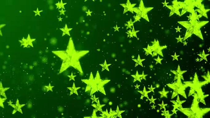 圣诞星星绿色
