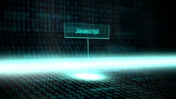 数字景观软件用未来的二进制代码-Javascript定义排版