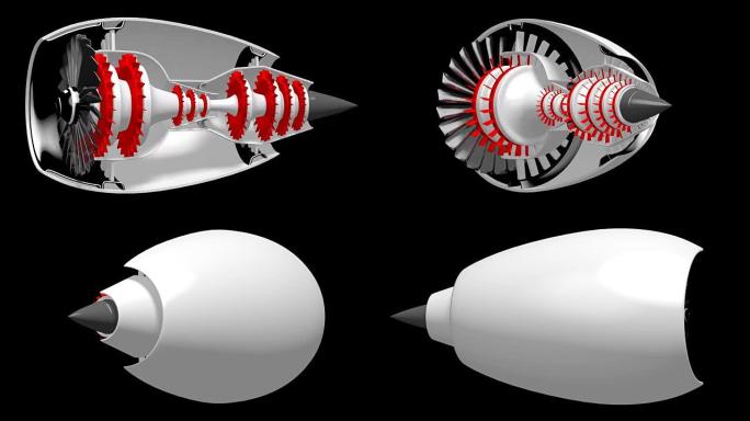 3D平面/喷气发动机