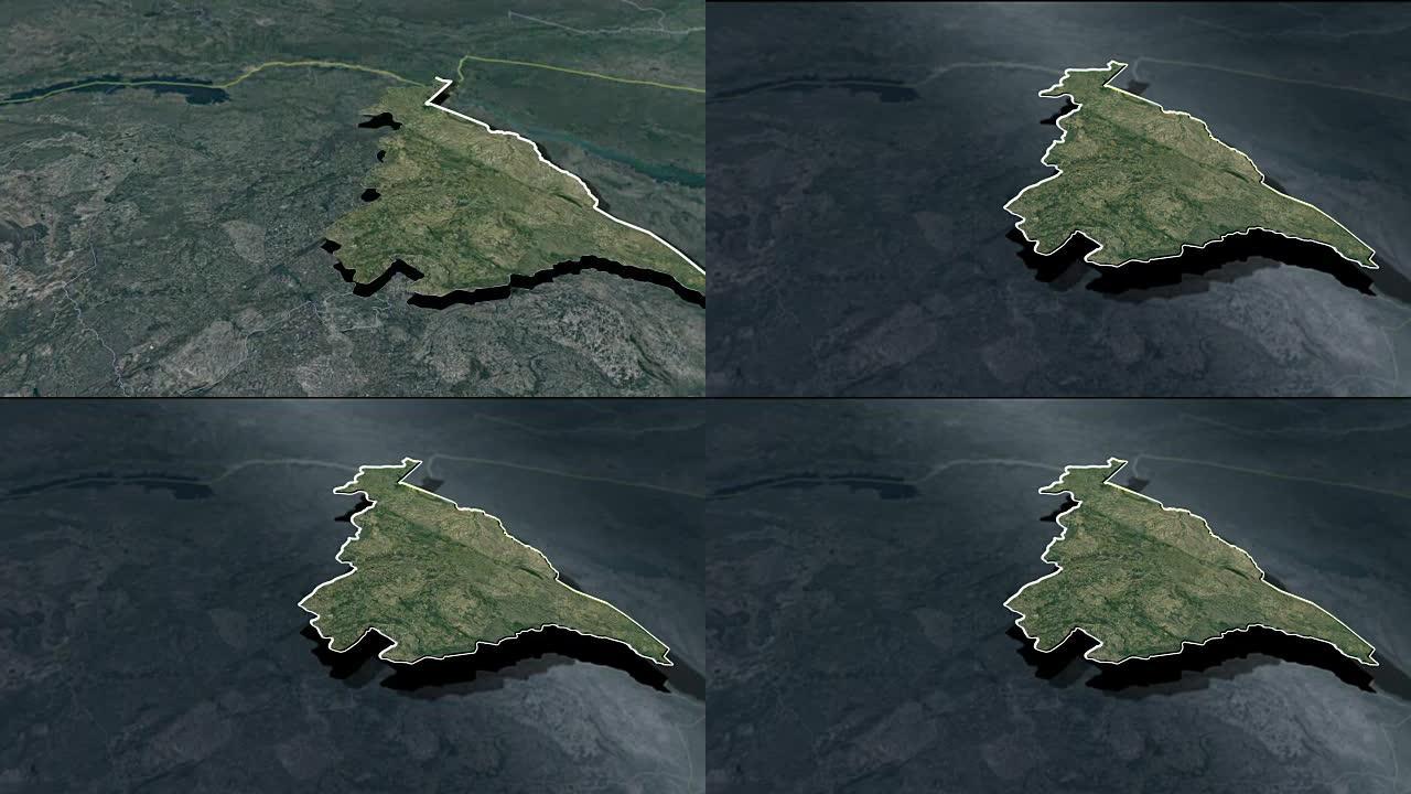 马肖纳兰中部省-动画地图