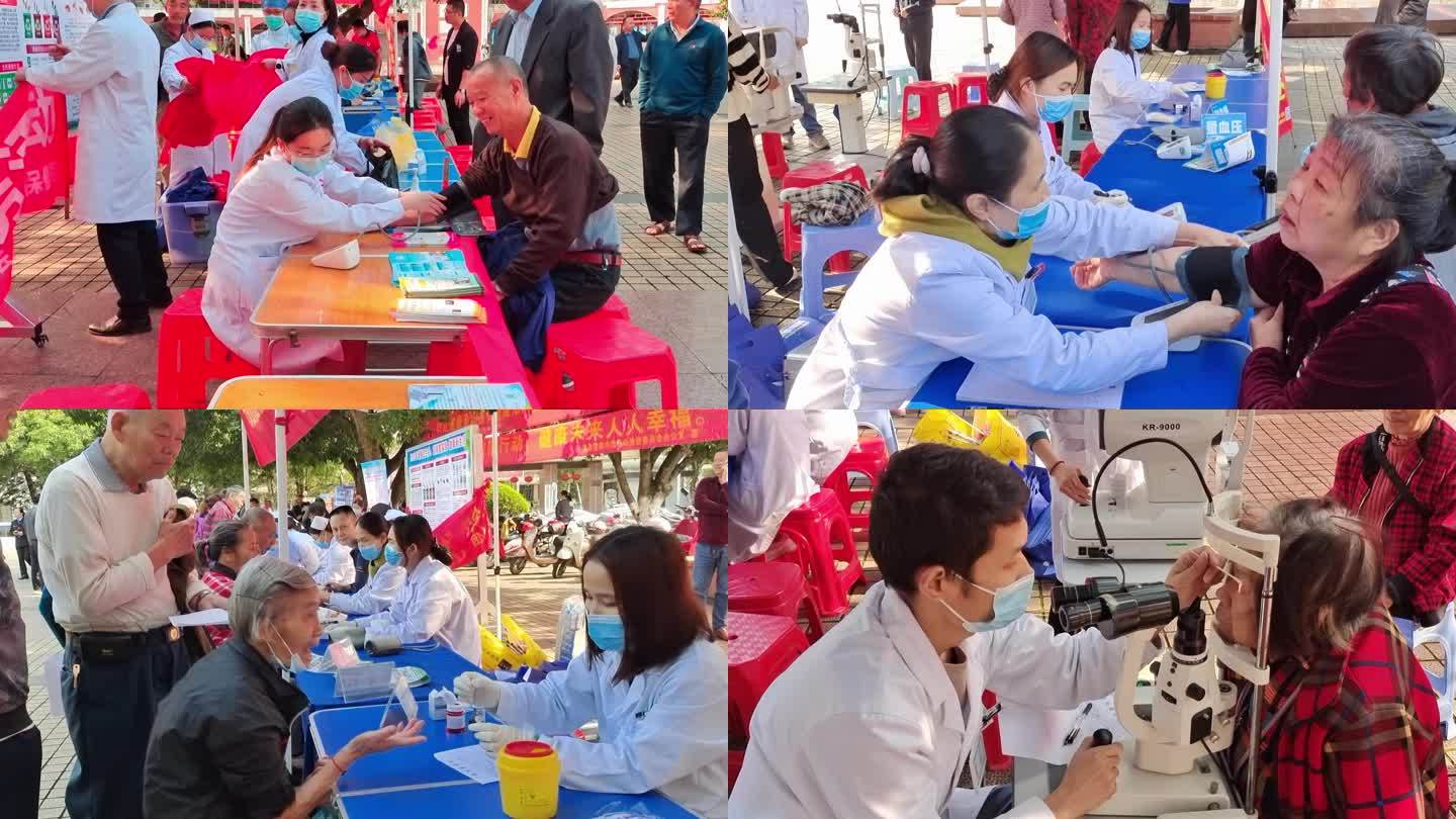 义务服务市民献血志愿者捐献护士采集打针