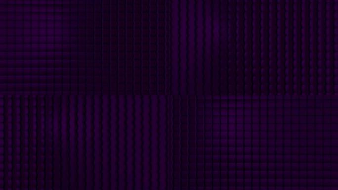 抽象紫色阴影垂直线移动背景动画的数字完美循环。垂直移动条纹3D动画